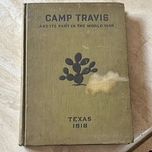 Vintage Camp Travis Book 1918